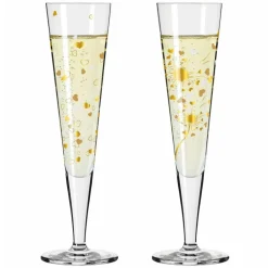 Goldnacht Champagne Glasses 2-pack, H23