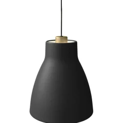 Gong Pendant 250 mm, Black / Gold