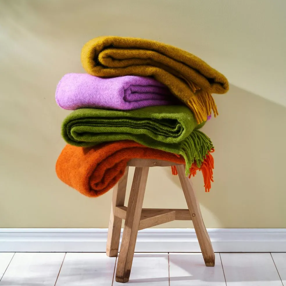 Gotland Plaid 130x200 cm, Blue