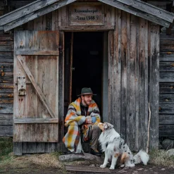 Gotland Plaid 130x200 cm, Blue