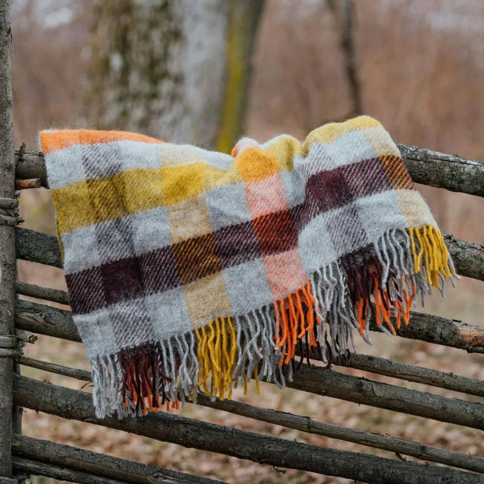 Gotland Plaid 130x200 cm, Blue