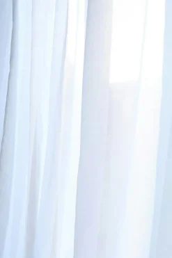 Grace Curtain Double Width 290x250 cm, Chalk White