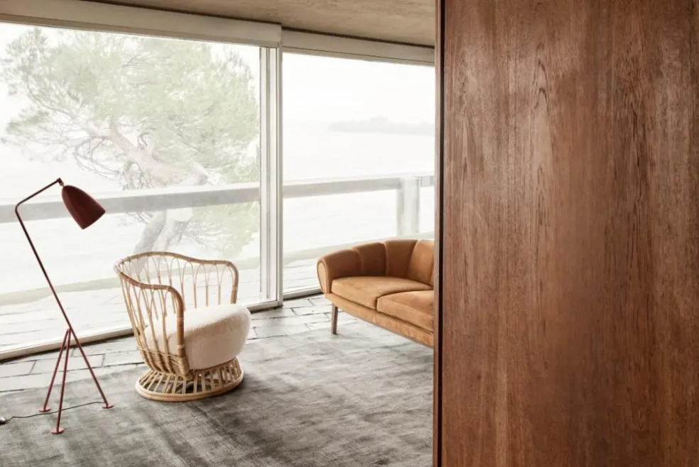 Grace Lounge Chair, Sahco Clay011/ Sahco Clay011