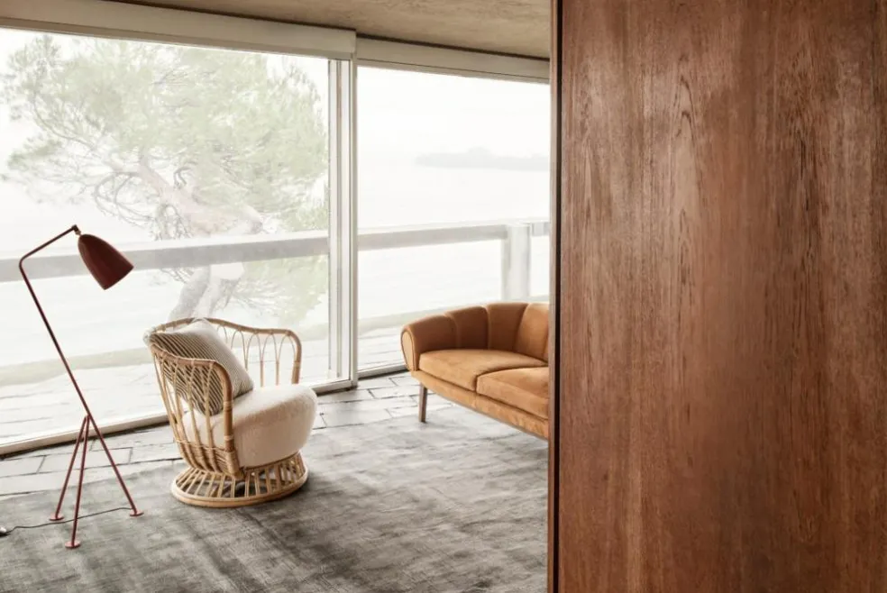 Grace Lounge Chair, Sahco Clay011/ Sahco Clay011