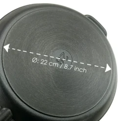 Grill Pan 28 cm With Handle In Beech