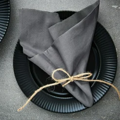 Groovy Breakfast Plate 21 cm, Black