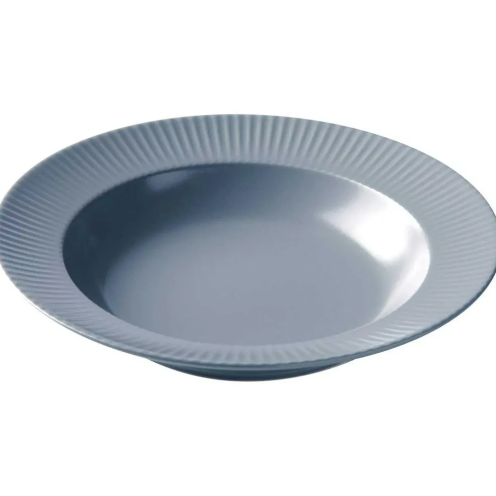 Groovy Deep Plate 23 cm, Grey