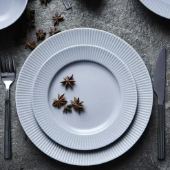 Groovy Deep Plate 23 cm, Grey