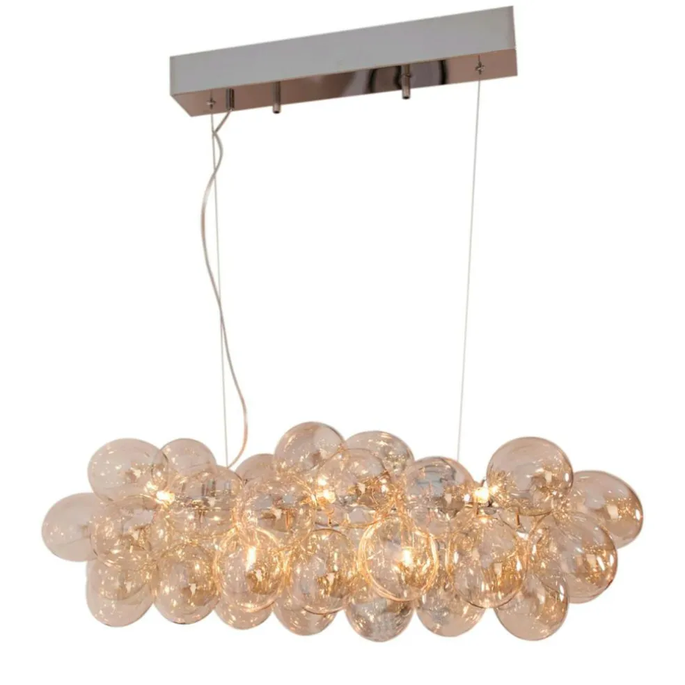 Gross Bar Pendant 80 cm, Amber