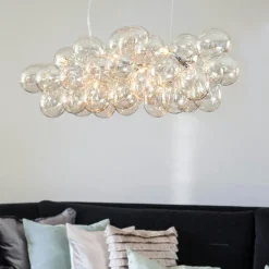 Gross Bar Pendant 80 cm, Amber