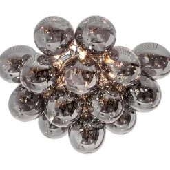 Gross Flush Ceiling Light 50 cm, Clear