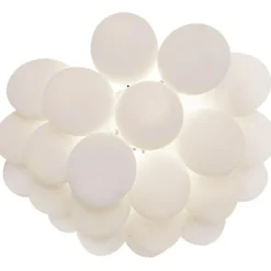 Gross Flush Ceiling Light 50 cm, Clear