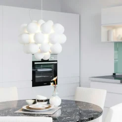 Gross Pendant 50 cm, Matte White