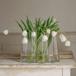 Gry Wide Vase H24 cm, Clear