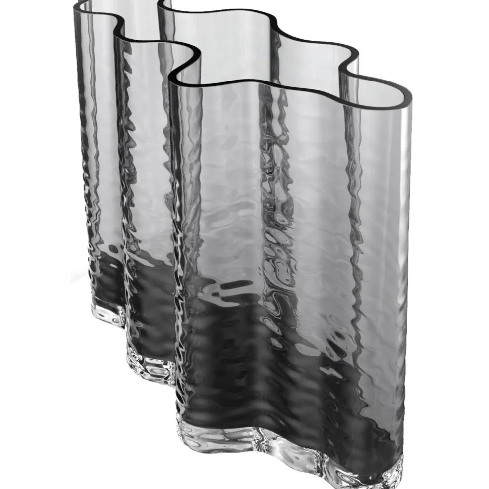 Gry Wide Vase H24 cm, Clear