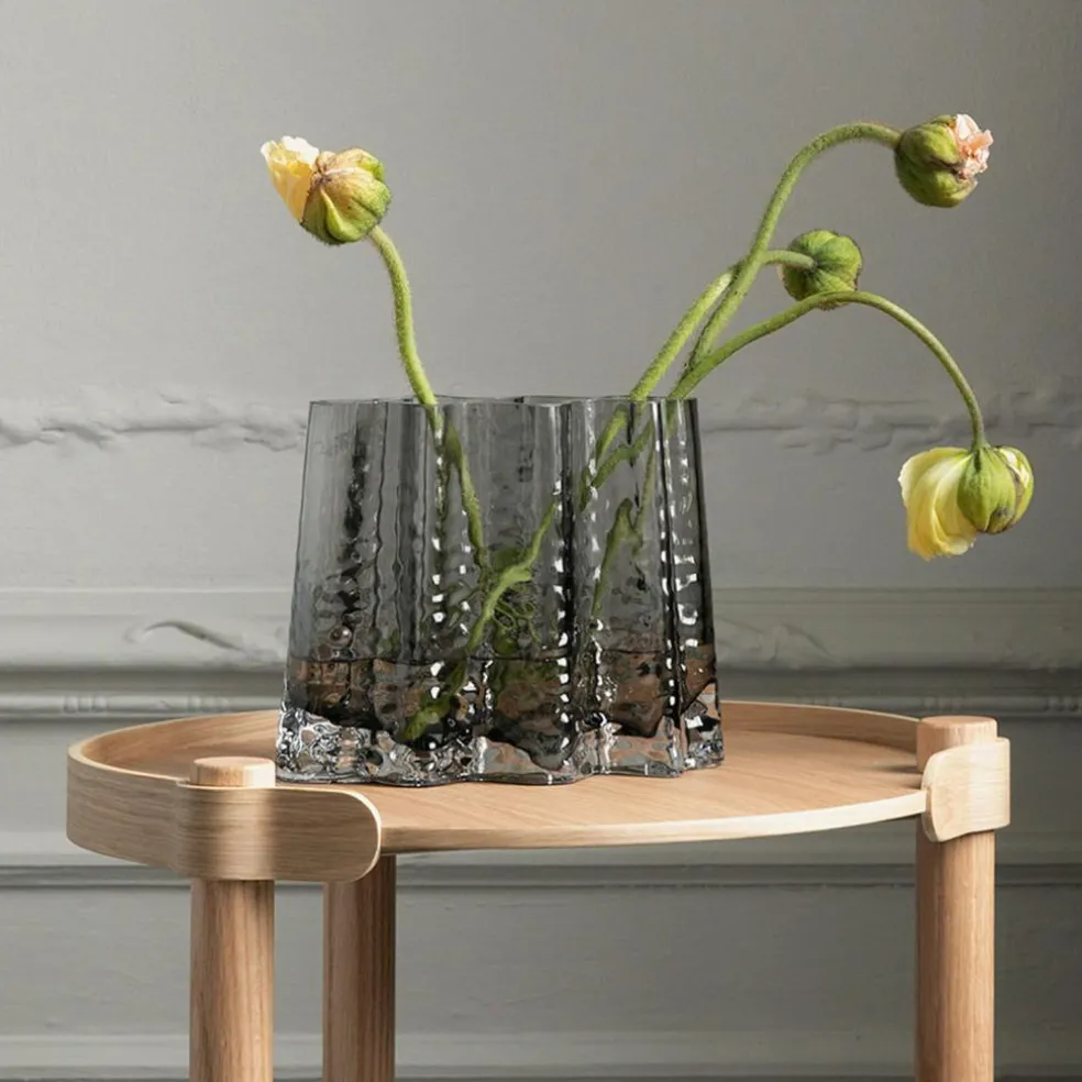 Gry Wide Vase H24 cm, Clear