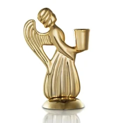 Guardian Angel 9 cm, Gold Plated Brass