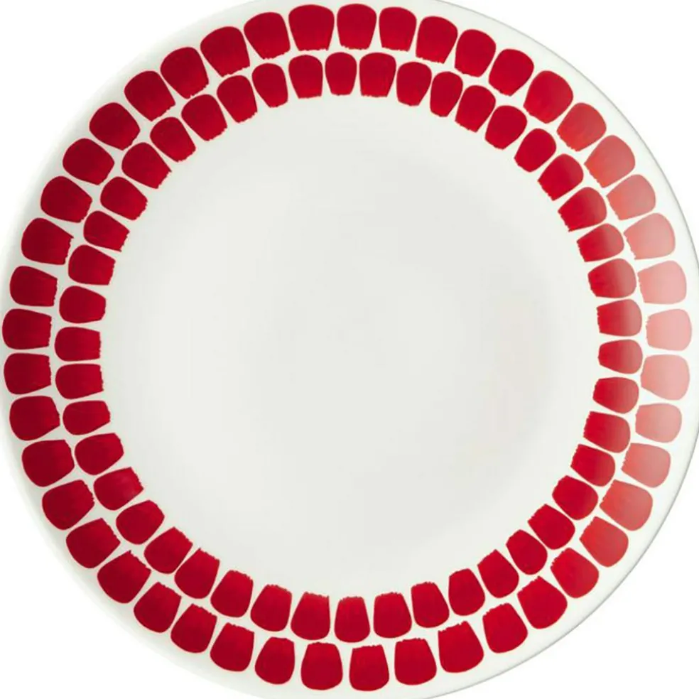 24h Tuokio Plate Red, 26 cm