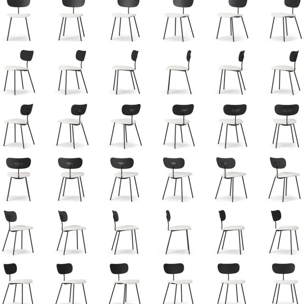 Habit Chair, Grey / Black