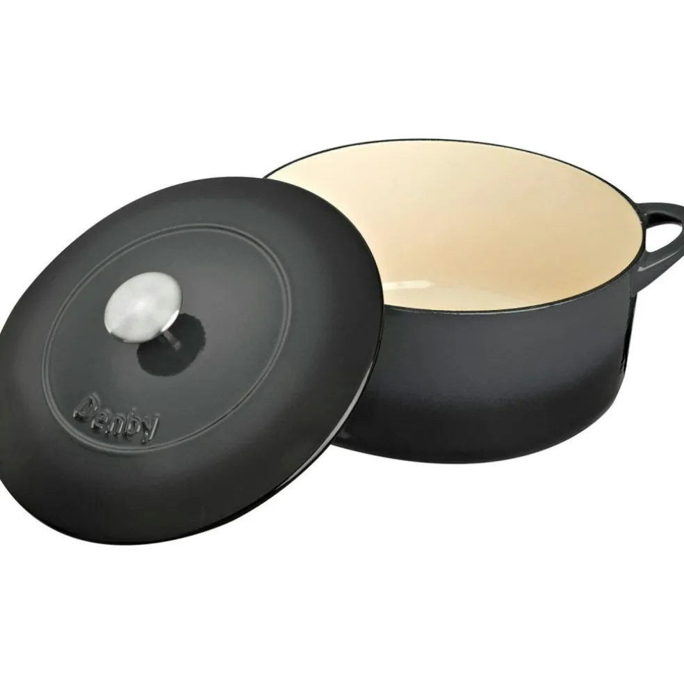 Halo Cast Iron Pot Round Ø26 cm, Grey