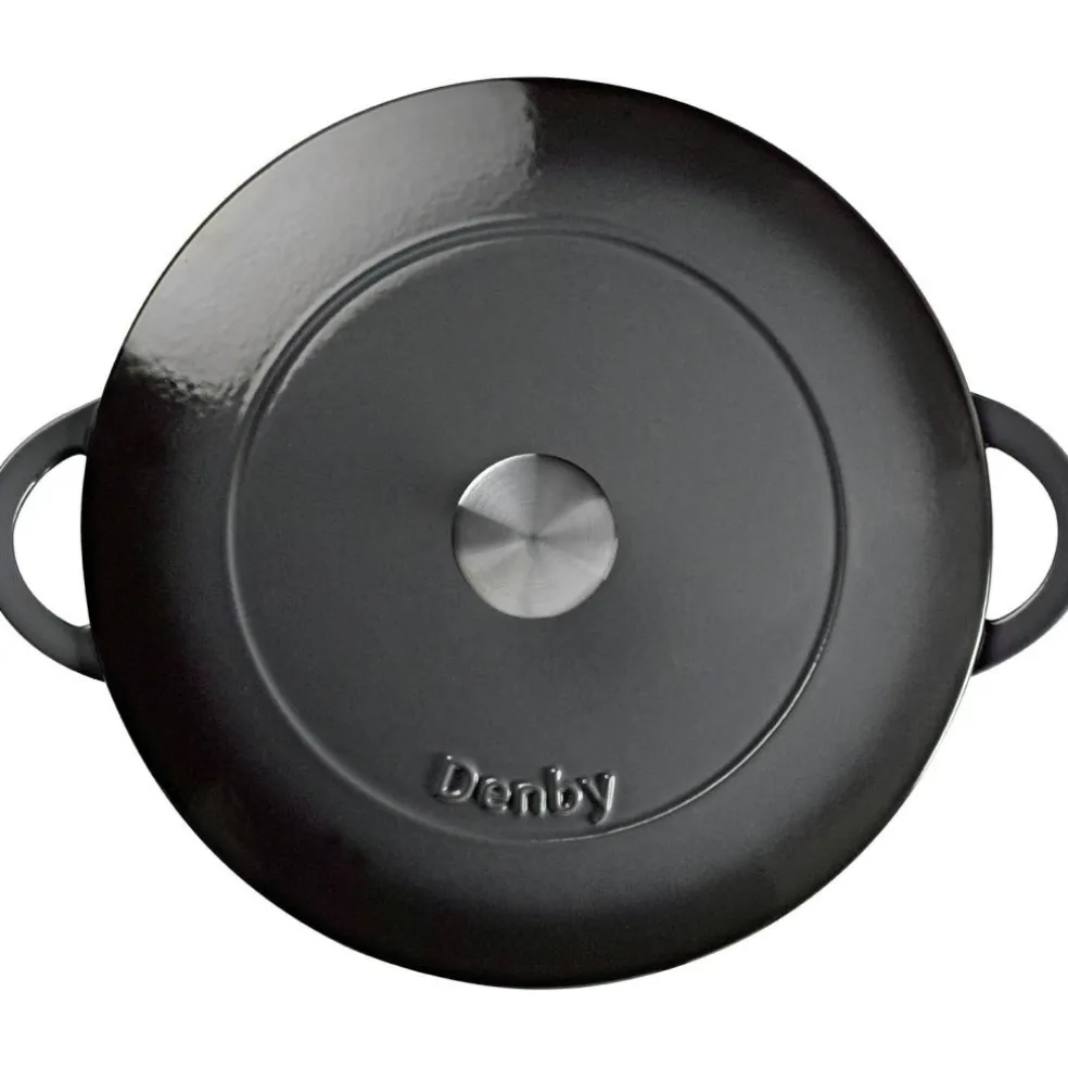 Halo Cast Iron Pot Shallow Ø30 cm, Grey