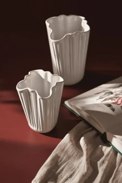 Hammershøi Unfold Vase H20.5 cm white Vase White, 20,5 cm