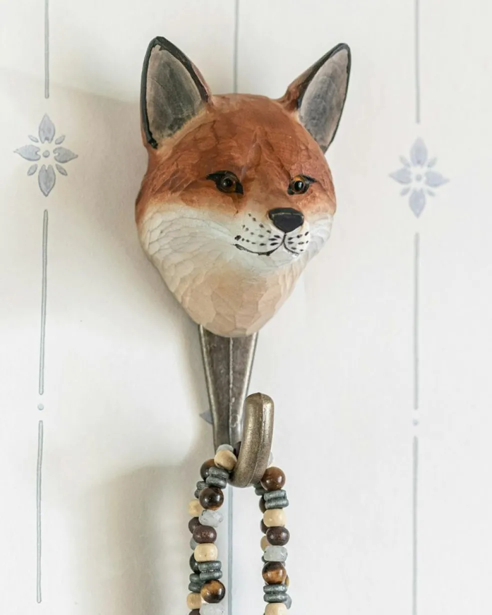 Hand-carved Hook, Red Deer