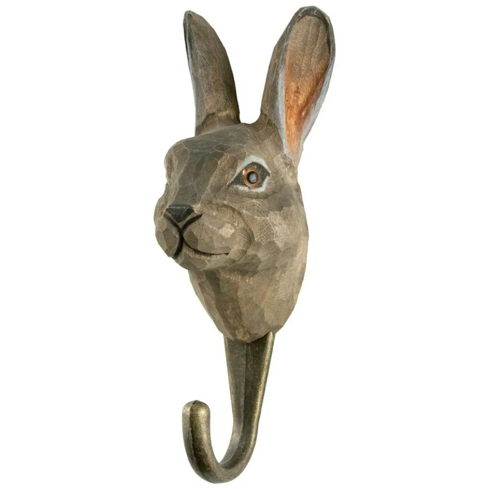 Hand-carved Hook, Red Deer