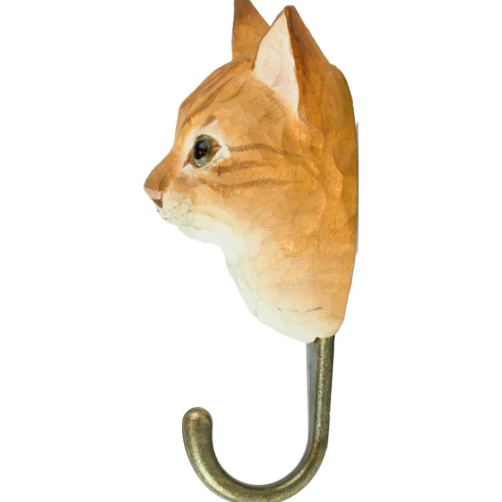 Hand-carved Hook, Red Deer