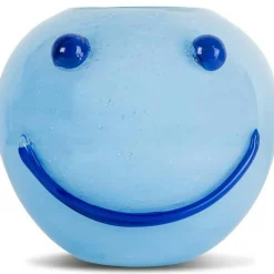 Happy Vase, Blue