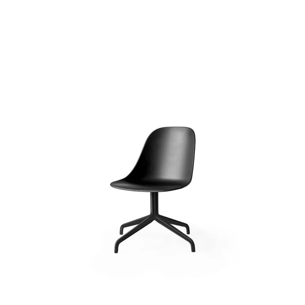 Harbour Swivel Side Chair, Black