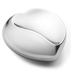 Heart Bonbonniere Jewellery Box Burgundy, 7 cm