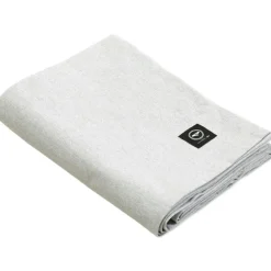 Hedvig Table Cloth Treated 140x310 cm Chambray, Silver / Beige