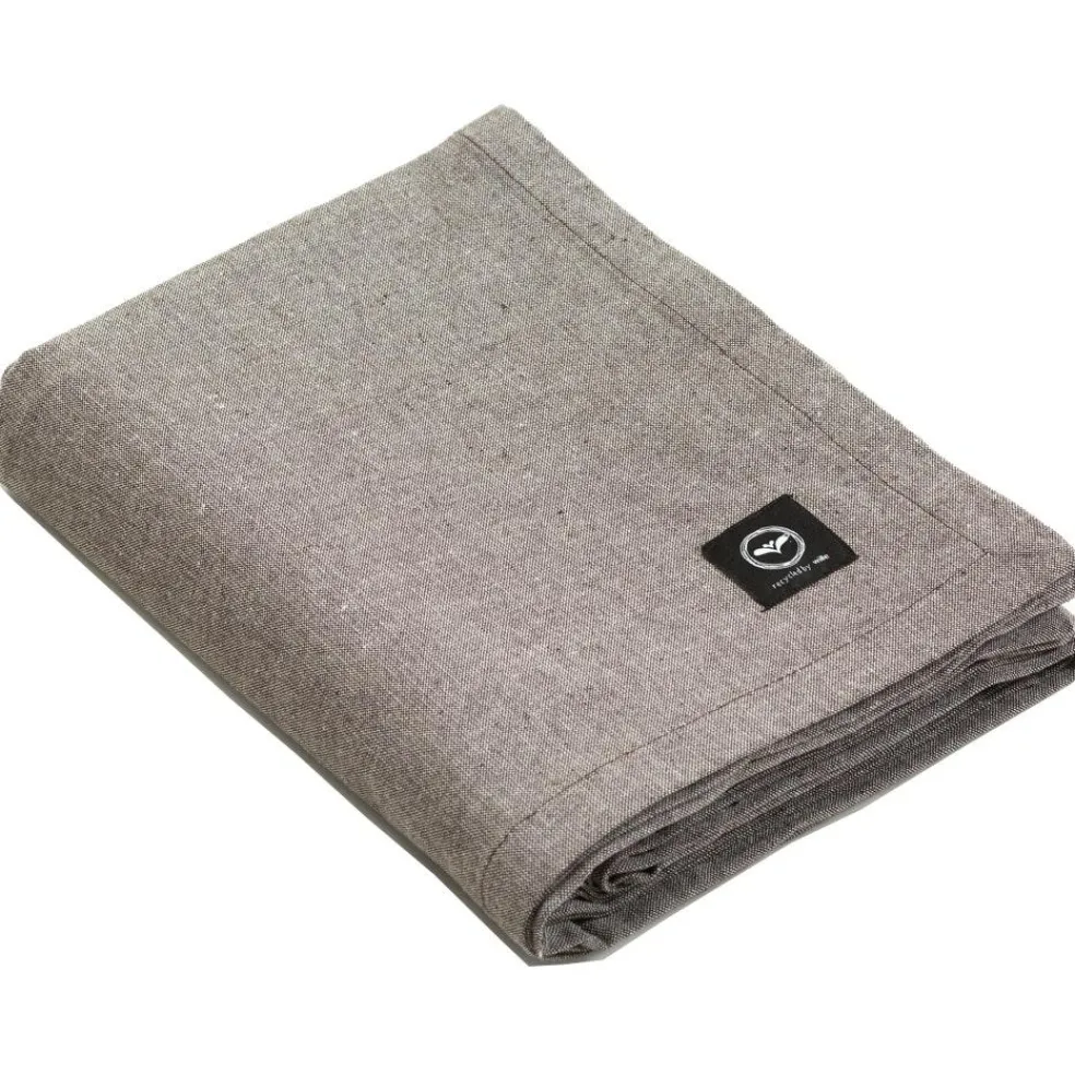 Hedvig Table Cloth Treated 140x240 cm Chambray, Dark Grey / Grey