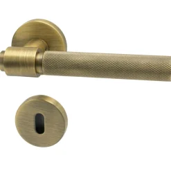 Helix 200 Euro Standard Door Handle With Keyhole, Black