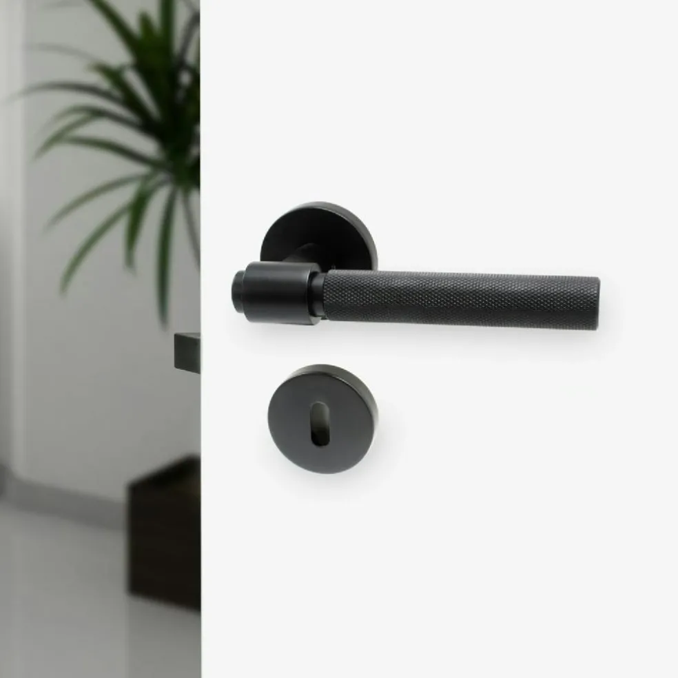 Helix Door Handle 200, Black