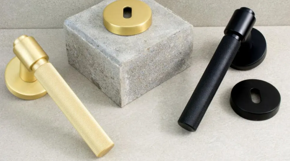 Helix Door Handle 200, Black