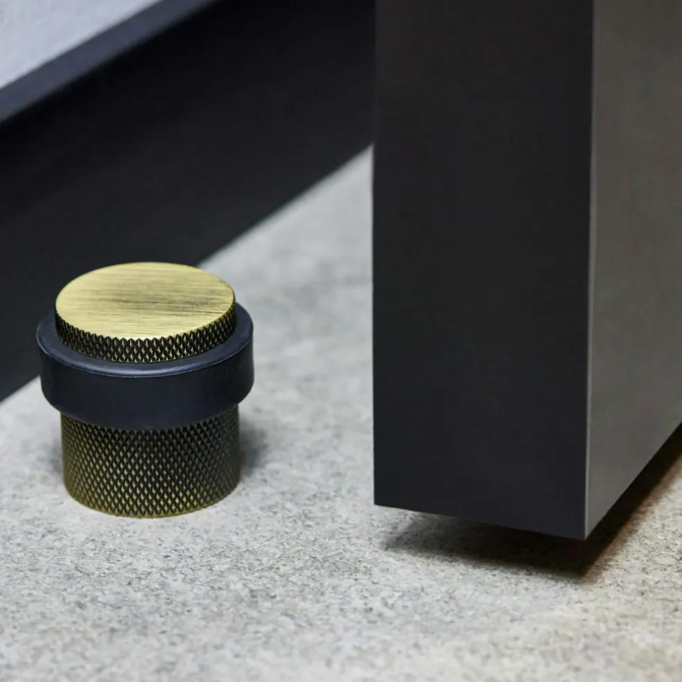 Helix Door Stop, Matte Black