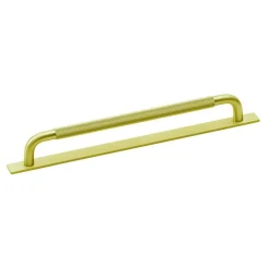Helix Handle With Plate 224, Brass