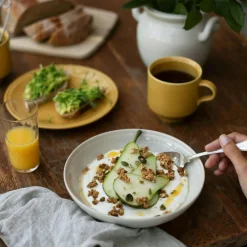 Höganäs Keramik Daga Deep Plate 19 cm, Sand