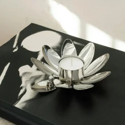 Hilke X Moomin Tealight Holder Lilla My, Nickel Plated