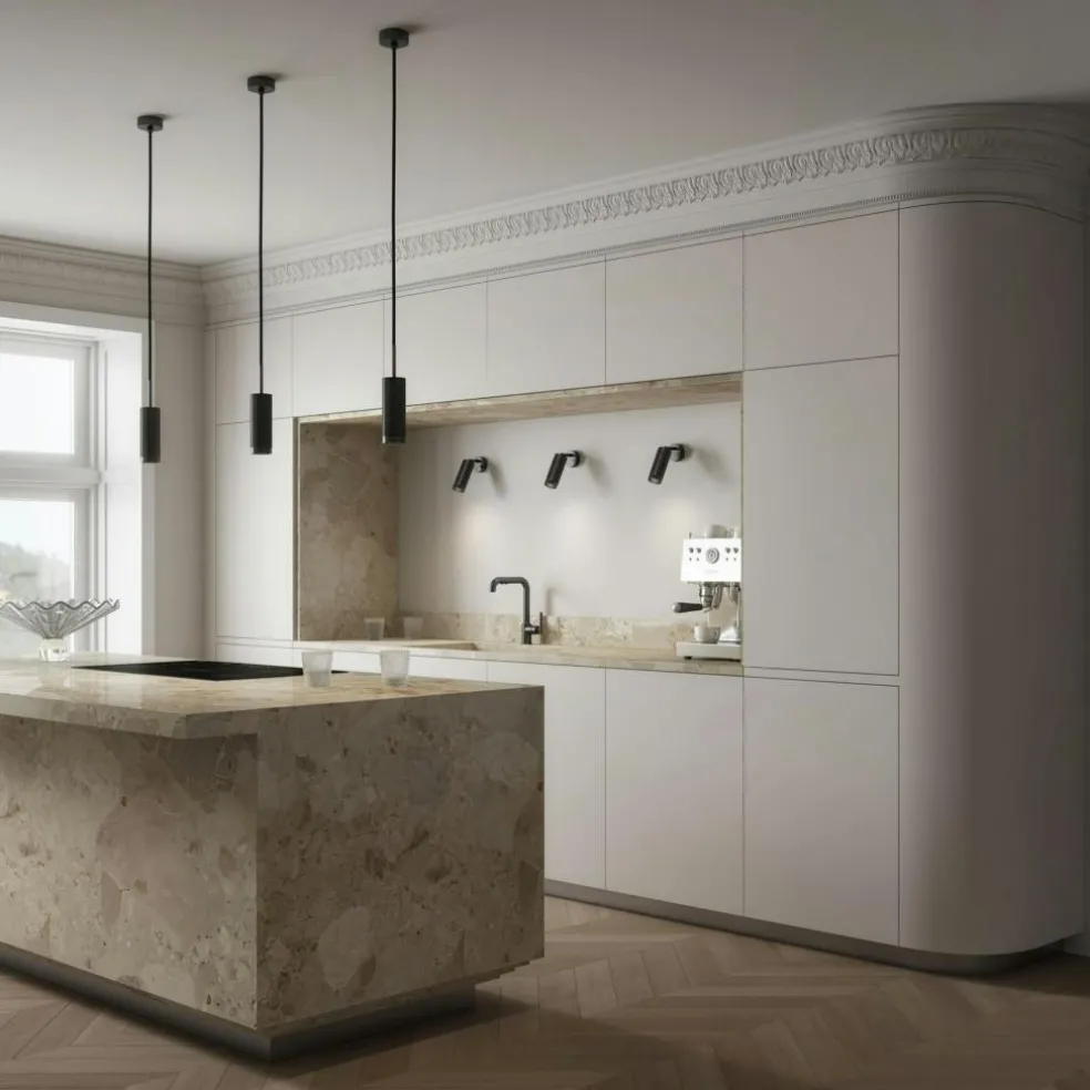 Hölster Wall/Ceiling Lamp, Brass