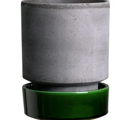 Hoff Pot With Saucer Grey/Green Ø21 cm