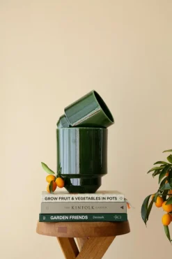 Hoff Pot Without Drainage Holes 14 cm, Emerald Green