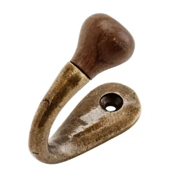 Hook Iron/Mango Wood, 5 cm