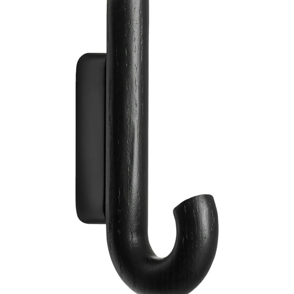 Hook Mini Hook, Oak/Chrome