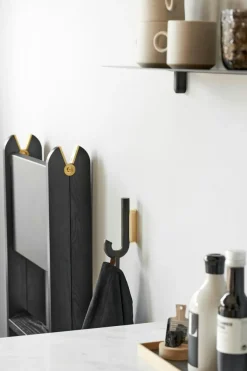 Hook Mini Hook, Oak/Chrome