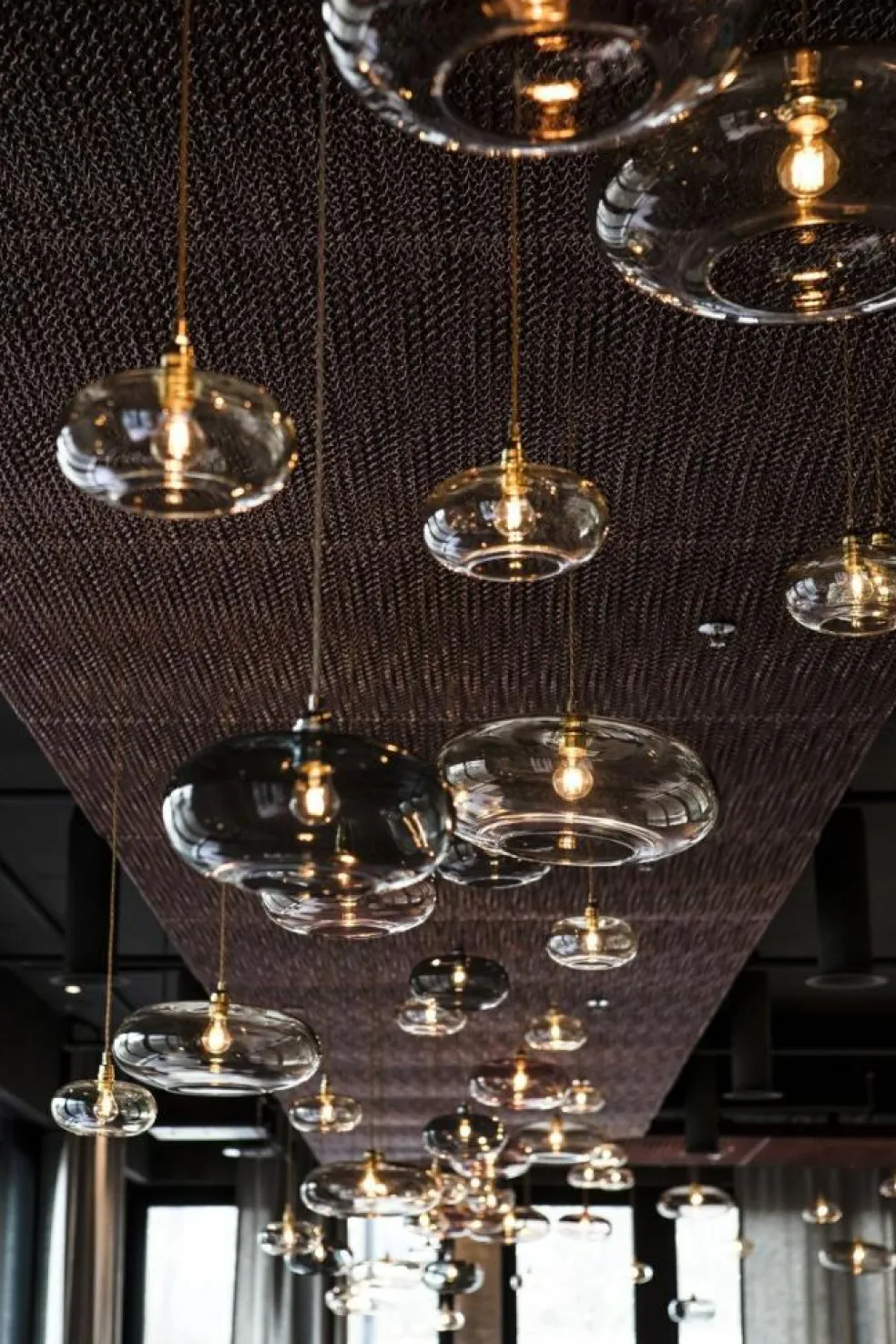 Horizon Pendant Lamp Ø29cm, Chameleon W Gold