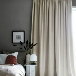 Hotel Blackout Curtain Double Width 290x270 cm, Nature