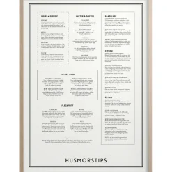 Housewife Tips Poster, 50x70 cm